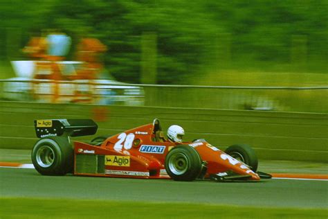 Rene Arnoux Ferrari 126c3 During Practice For The 1983 B Flickr