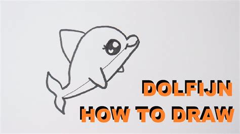 Deze tekening is bedoeld om na. Hoe Teken Je Een Dolfijn ? Tekenen Voor Beginners - YouTube