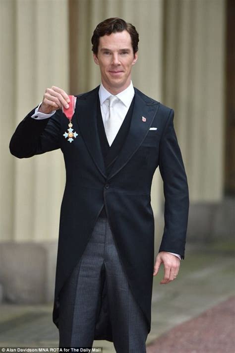 Benedict Cumberbatch Receives The Cbe Commander Of The Order Of The British Empire From