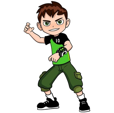 How To Draw Ben 10 Really Easy Drawing Tutorial