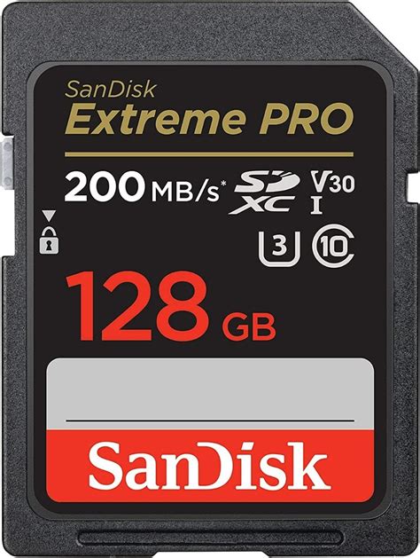 Cartão Memória Sandisk Sd Xc 128gb Extreme Pro 200mbs Uhs I Frete Grátis