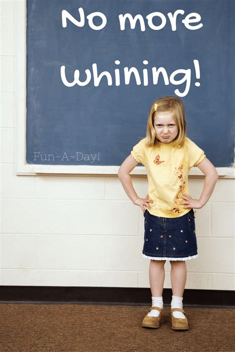 How To Stop Whining In Preschool Fun A Day