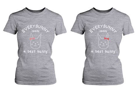 Cute Best Friend T Shirts Everybunny Needs A Best Bunny
