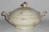 Schumann Porcelain Bavaria Pottery Gold Decorated Cover