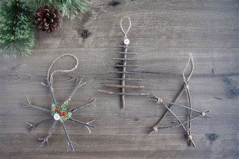 How To Make Rustic Twig Christmas Ornaments