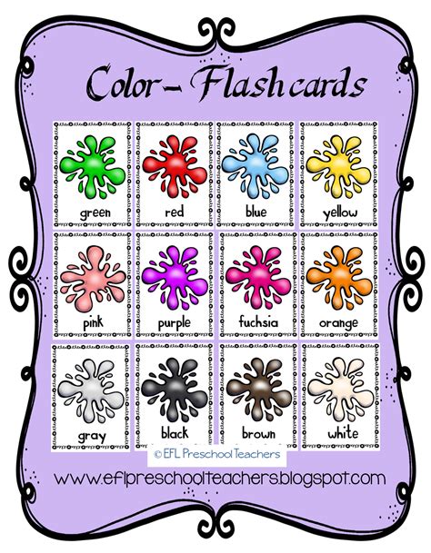 Eslefl Preschool Teachers Color Worksheets