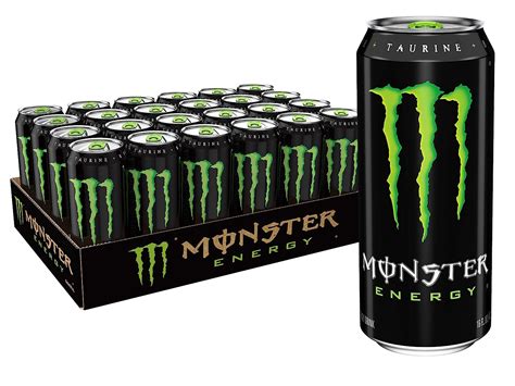 Monster Energy Drink Green Original 16 Fl Oz Pack Of 24 Grocery And Gourmet Food
