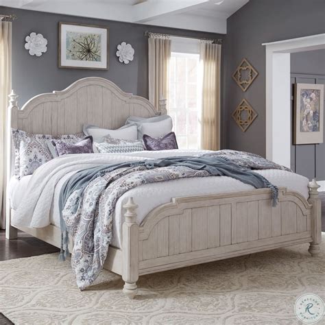 Farmhouse Reimagined Antique White Panel Bedroom Set From Liberty