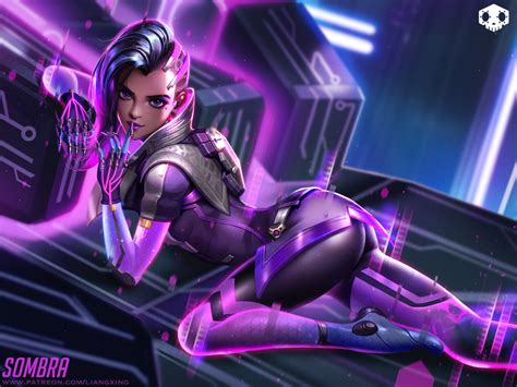 Sombra By Liang Xing Overwatch Know Your Meme