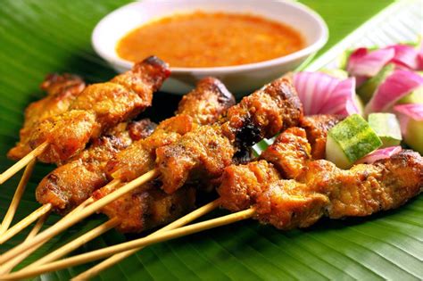 Satay Grilled Skewered Meat Must Try Food In Kl Travelvui