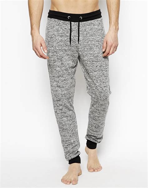 Asos Slim Fit Lounge Sweatpants In Grey In Gray For Men Lyst