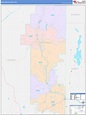 Pend Oreille County, WA Wall Map Color Cast Style by MarketMAPS ...