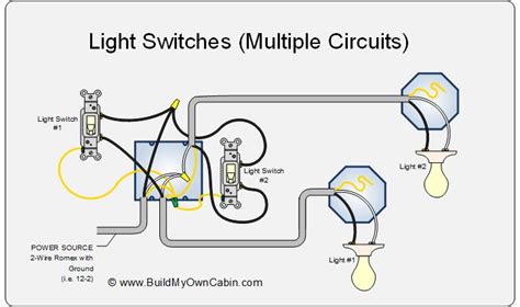 Wiring Diagram For Light Switch A Power And Lights Controls One