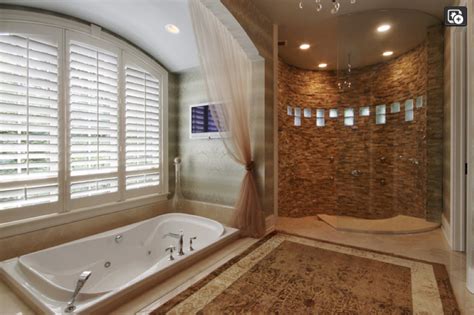 A clogged bathtub drain can be a pain, but luckily many times it can be removed in just an if, after trying both of these methods your bathtub is still clogged, the next step is to use a snake to clear the. Master Bathroom with sunken bathtub and steps-down sunken ...