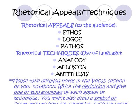 Ppt Rhetorical Appealstechniques Powerpoint Presentation Free