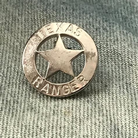 Texas Ranger Lapel Pin Etsy