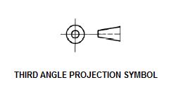 In the first angle projection, the orthographic view is projected on a plane located beyond the object and the observer is on the left side of the object and projects the side view on a. Technical Drawings,Third Angle Projection,General ...