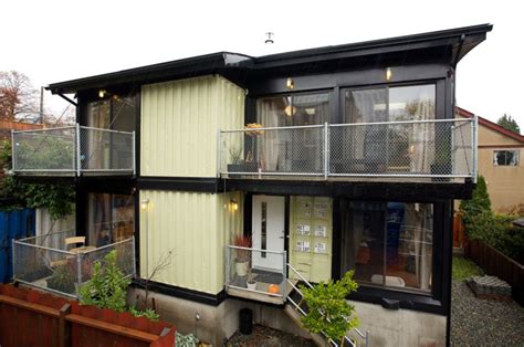 Shipping container homes utilize the leftover steel boxes used in oversea transportation. Inspirational of Home Interiors and Garden: Plans and ...