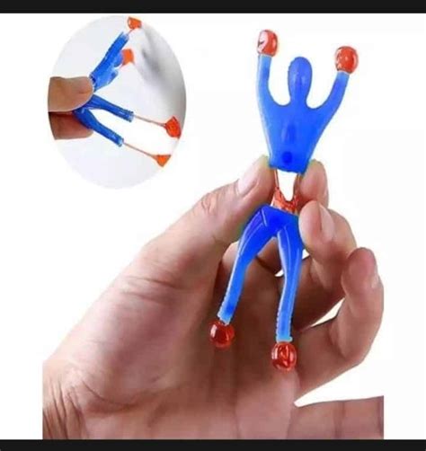 Pack Of 4 Sticky Spider Man Climbing Wall Toy For Kids Merkit
