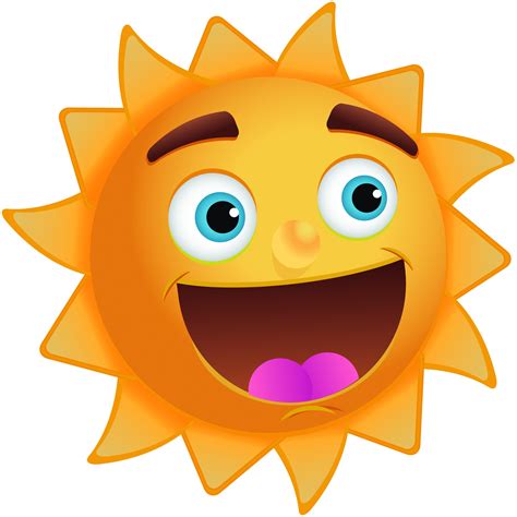 Happy Face Sun Clipart Best