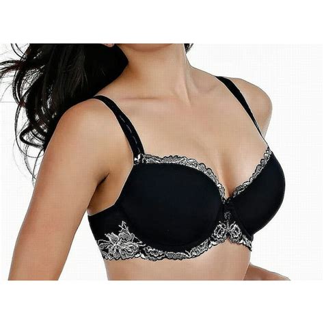 Paramour Bras And Bra Sets White Womens 36ddd Lace Trim Full Coverage Bras 36