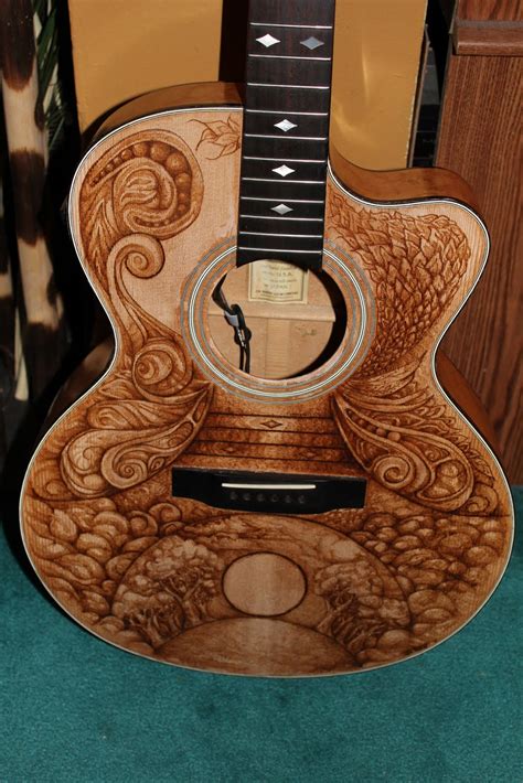 The Art Of Jd Horst Guitar Woodburning