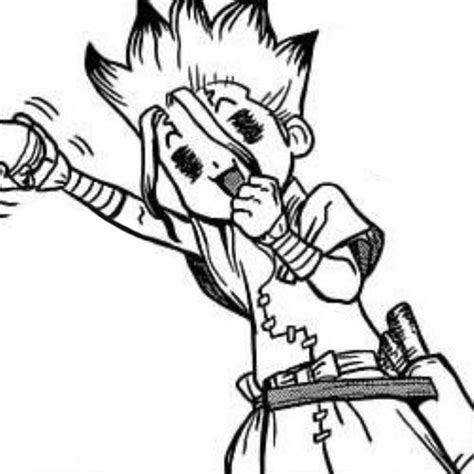 Ishigami Senku Manga Icon Anime Character Drawing Dr Stone