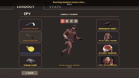 Running Loadout Screen Characters Team Fortress 2 Gui Mods