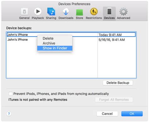 How To Find And Change Itunes Backup Location