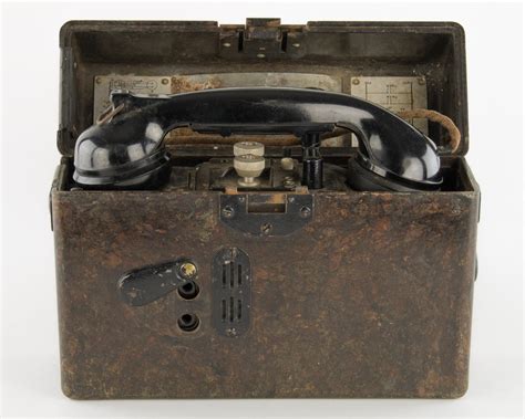 Lot Wehrmacht Field Telephone