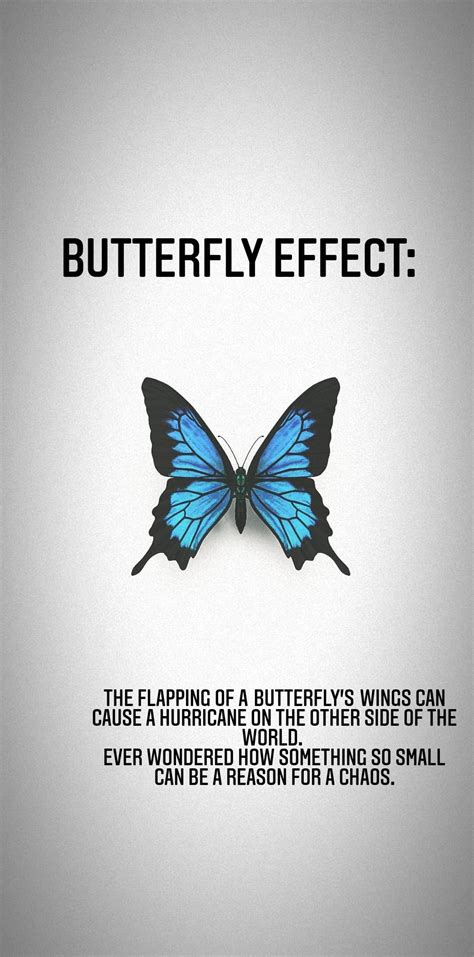 Butterfly Effect Butterfly Effect Theory Butterfly Effect Theory Quotes