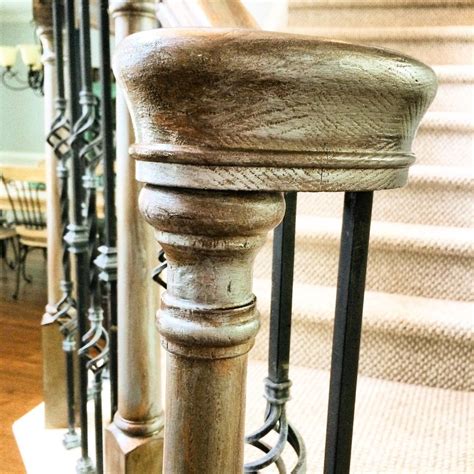 Is your interior hand railing scratched, nicked, dinged, and just beat up? Refinishing Staircase Banisters!! A Complete Makeover ...