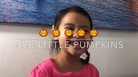 Halloween Five Little Pumpkins By Gab Our Sweet Life Blog Youtube