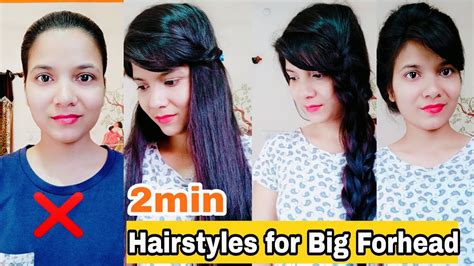 If you have a short neck double chin or broad shoulders try to not cut your hair. Hairstyle for broad forehead/hairstyle for big forehead girls/broad forehead hairstyles - YouTube
