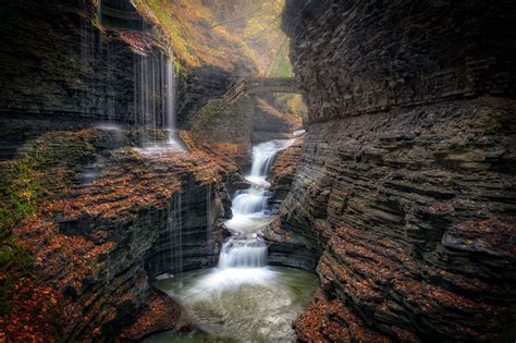 Guide To Photographing Rainbow Falls Watkins Glen State Park
