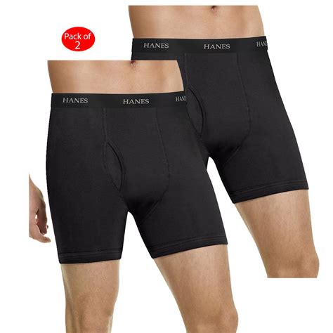 Hanes Hanes Men S Tagless Ultimate Long Leg Boxer Briefs With Comfort Flex Waistband 5 Pack