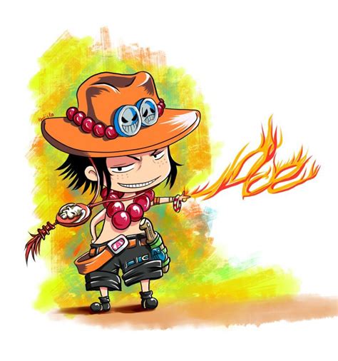 One Piece Luffy And Ace Chibi