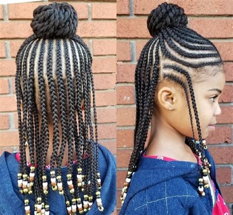 30 Sweet Cornrow Hairstyles That Little Girls Love Child Insider