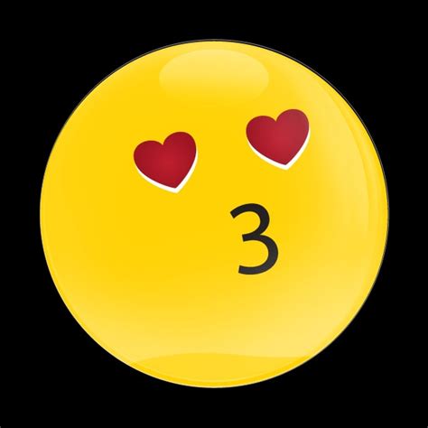 Dome Badge Emoji Kissing Heart