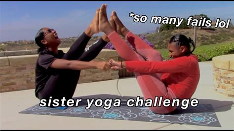 Sister Yoga Challenge So Many Fails Elainajada Royal Youtube