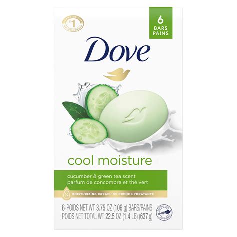 Dove Go Fresh Cucumber And Green Tea Beauty Bar 6 Pk Shop Hand And Bar