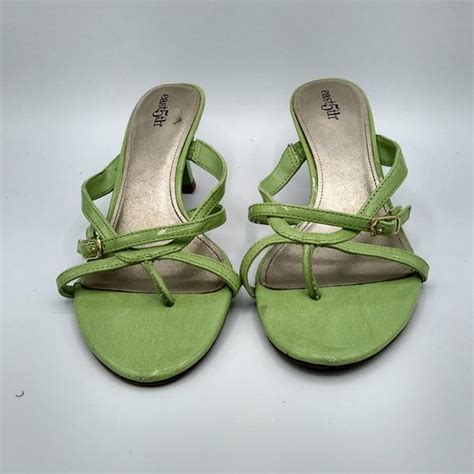 east 5th shoes east 5th green sandals size 75 poshmark