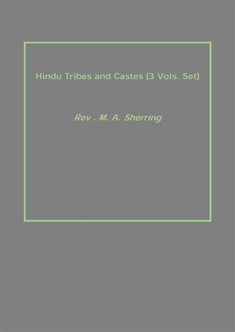 Buy Hindu Tribes And Castes 3 Vols Set Volume 3 Vols Set Online