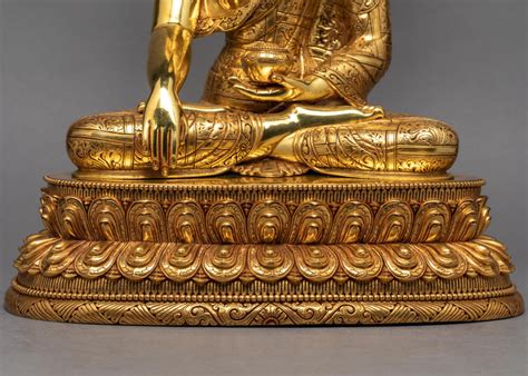 Gautam Buddha Gold Plated Buddha Statue
