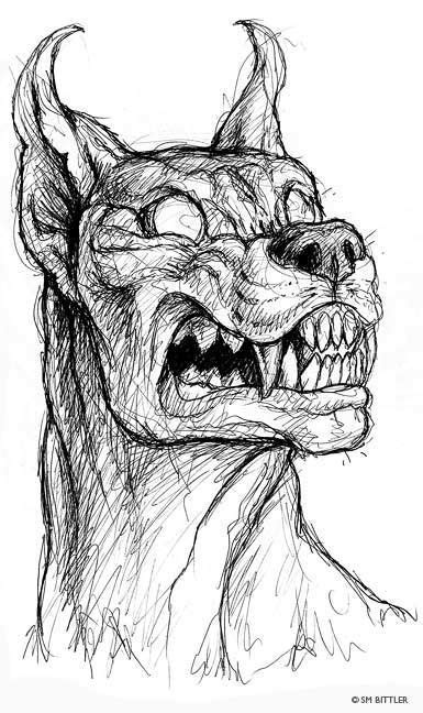 Pin By Heather On Pencil Drawings Tutorials Scary Drawings Demon