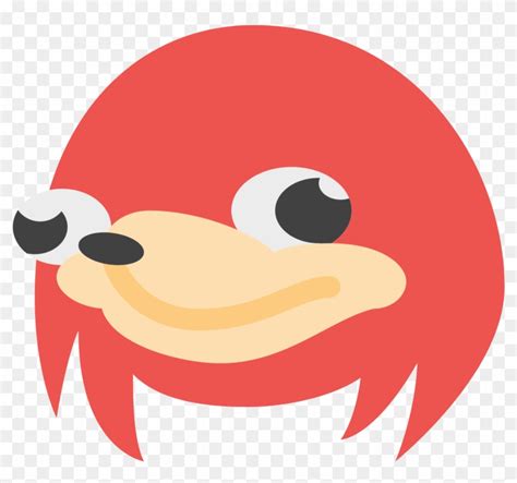 X Ugandan Knuckles Discord Emoji Free Transparent PNG Clipart Images Download