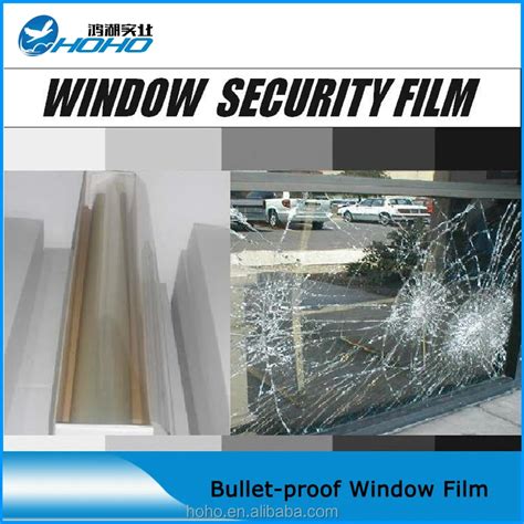 24812 Mil Window Glass Film Anti Explosion Bulletproof Window Film