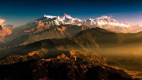 Hd Wallpaper Mountain Nepal Travel Nature Outdoor Sunrise