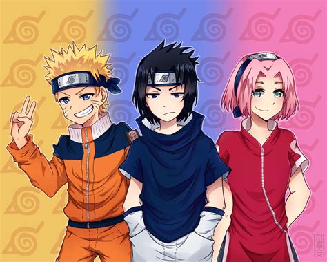 Team 7 Naruto Sasuke And Sakura By Zerikix1 On Deviantart