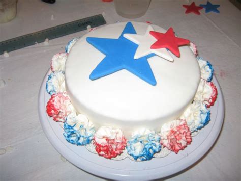 Maybe you would like to learn more about one of these? Labor Day Cake | Blue cakes, Cake, Cake decorating